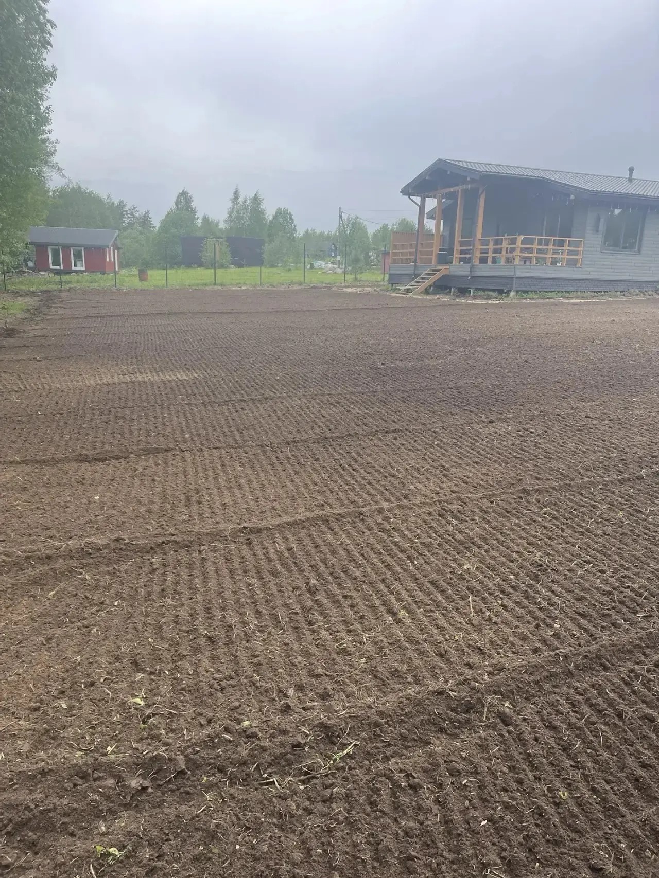 Подготовка участка под газон