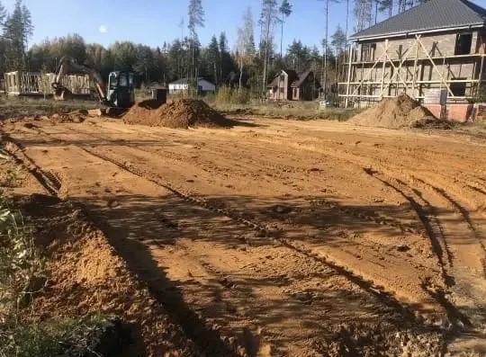 Отсыпка переувлажненного участка