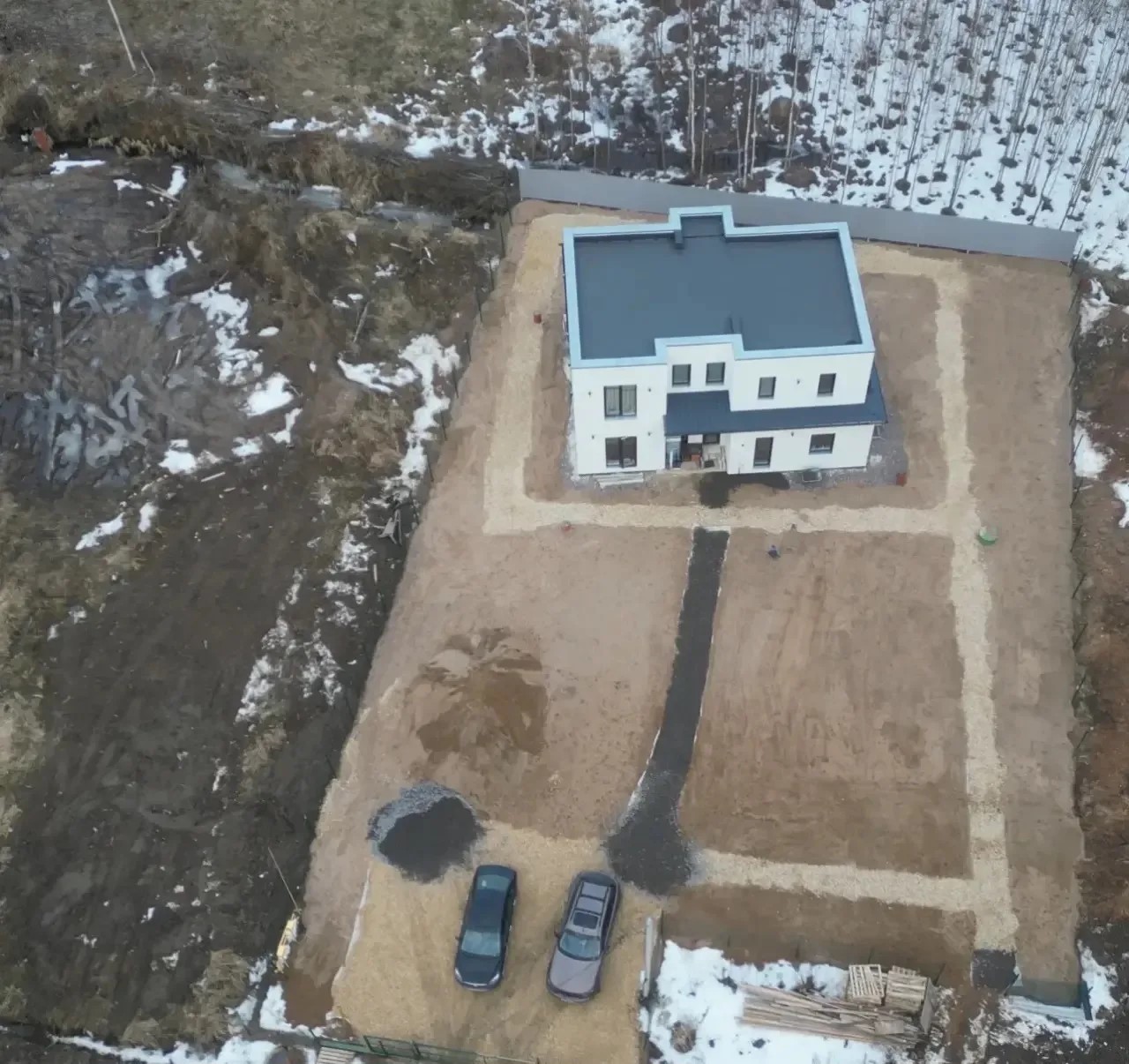 Подготовка участка с подъездами