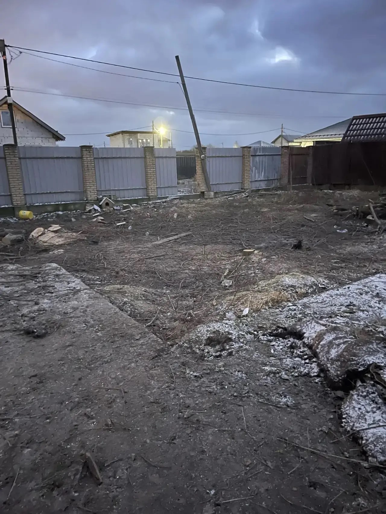 Подготовка участка техникой