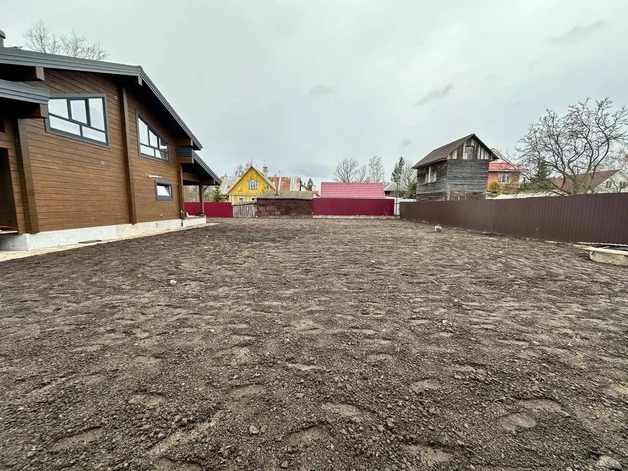 Планировка участка у дома